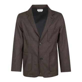 Universal Works Chaqueta de dos botones - Jackets - Hombre - Marr&oacute;n - S