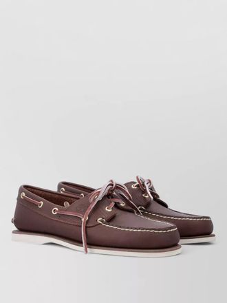 Timberland boat shoes two eyelets rubber sole