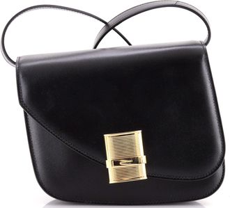 Ferragamo Fiamma Crossbody Bag Leather Small