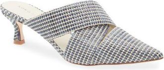 Koko + Palenki Teslee Sandal in Navy Raffia at Nordstrom, Size 6.5