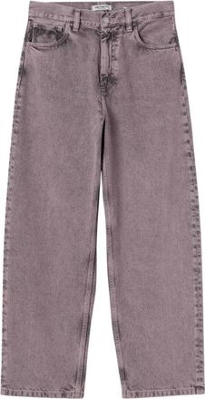 Carhartt Work in Progress Broeken, Dames, Roze, S, Denim, Smithtown Denim Broeken