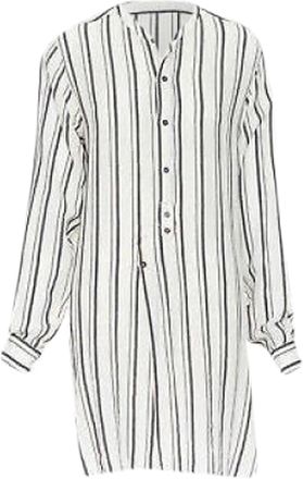 Isabel Marant viscose cotton blend stripe tunic casual dress
