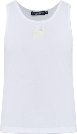 Dolce & Gabbana Top de algod&oacute;n Dolce & Gabbana