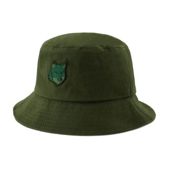 Maison Kitsuné Bold Fox Head Bucket Hat