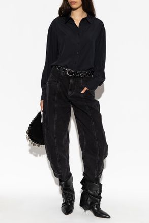 Isabel Marant Fabriza Shirt, Womens, Black