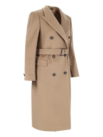 Tagliatore Womens Jackets Beige Cashmere