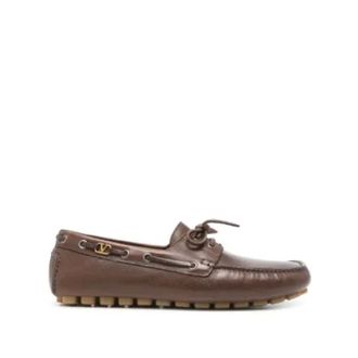 Valentino Garavani Heren, Schoenen, Bruin, Maat: 40 EU Leer