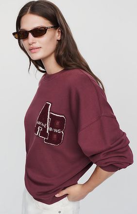 Anine Bing Miles 100% Cotton Sweatshirt