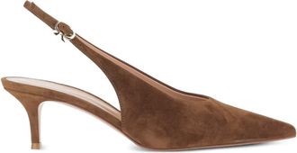 Gianvito Rossi Pumps Robbie con tacco 55mm - Marrone