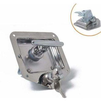 OEM Cerradura Antirrobo En Forma De T De Acero Inoxidable Para Remolque De Caravana, Autocaravana, Caravana, Cami&oacute;n, Autocaravana, Coche Patrulla