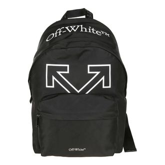 Off-white Backpacks, male, Black, Size: ONE SIZE Heritage Backpack