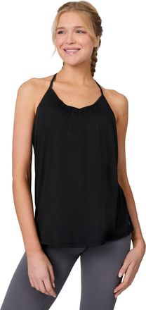 Free Country Womens Microtech Chill B Cool V-Neck Cami Top with Built-In Bra