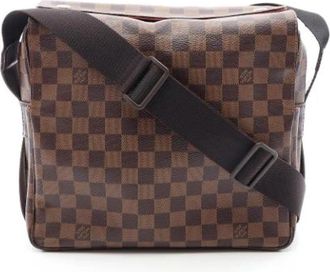 Louis Vuitton Pre-owned Vintage Cross Body Bag - Dames - Vintage Schoudertas - Bruin - ONE Size - Leer - Vintage