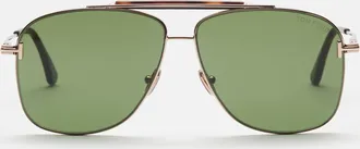 Tom Ford Herren - Sonnenbrille Jaden gold/grün