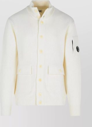 C.P. Company wool blend sweater front pockets