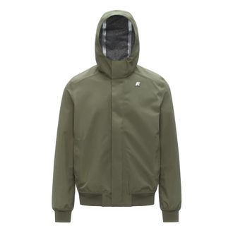 K-Way K-Way, Light Jackets, male, Green, Size: XL Joachim Bonded Jersey