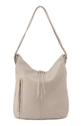 Hobo Merrin Leather Convertible Backpack in Taupe at Nordstrom