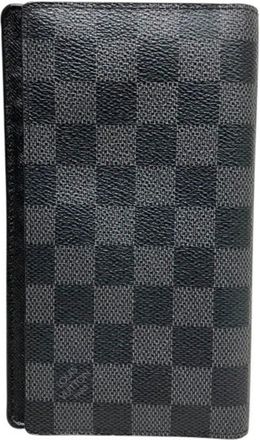 Louis Vuitton Black Long Wallet (Bi-Fold) (Pre-Owned)