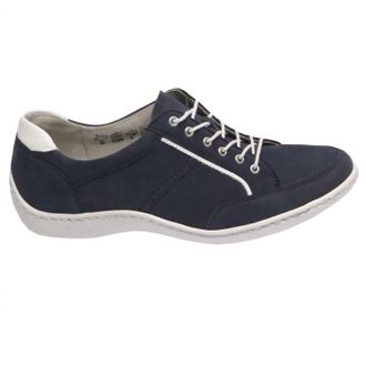 Waldl&auml;ufer Womens Jasmine Casual Walking Shoe In Blue