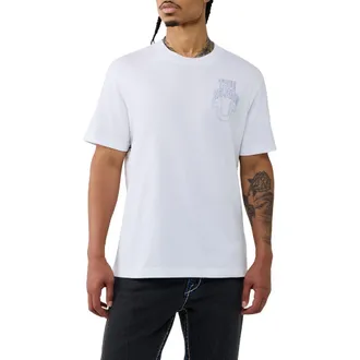 True Religion True No. 1 Buddha Graphic T-Shirt in Optic White at Nordstrom, Size Xxx-Large