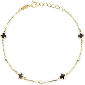 Ember Fine Jewelry 14K Clover Bracelet