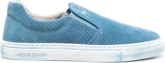 Jacob Cohen Sneakers Slip-On Traforate - - Shoes - Uomo - Blu - 40 EU