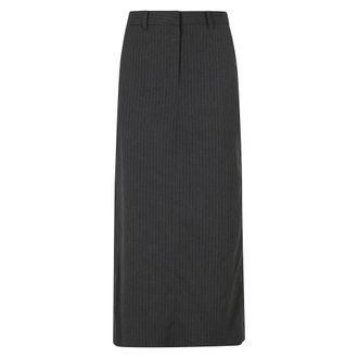 Dunst Falda larga l&iacute;nea H - Skirts - Mujer - Gris - M