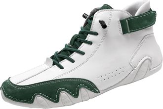 Generic Shoes for Men Nevoldeck Winter Shoes Nevova Shoe for Man Outdoor Comfy Daily Walking Shoes Casual Hiking Ankle Casual Mens Shoes (Green, 4.5)