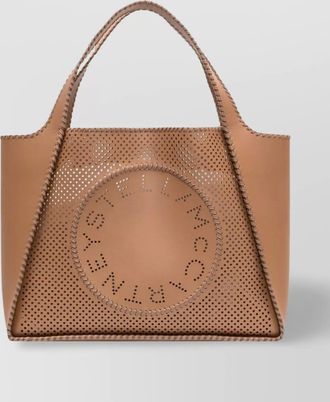Stella McCartney perforated logo tote bag
