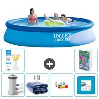 Intex Piscina Easy Set Redonda - 396x84 Cm - 7-piezas S229