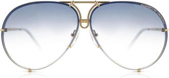 Porsche Design P8478 W Mens Sunglasses Gold Size 66