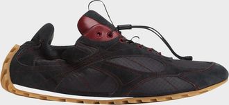 Bottega Veneta Orbit Suede Mesh Low-Top Sneakers