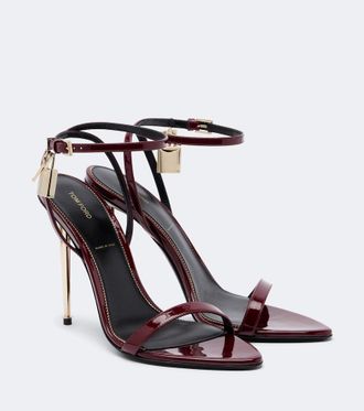 Tom Ford Sandalias Padlock de charol