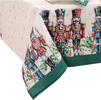 Elrene Royal Nutcracker Tablecloth