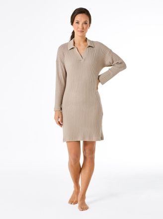 Cr&eacute;ation L T-Shirt CREATION L PREMIUM Modal-Longshirt, Damen, Gr. 40/42, beige (sesam), 94% Modal, 6% Elasthan, unifarben, Shirts T-Shirt