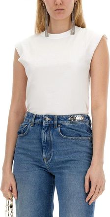 Paco Rabanne Cotton T-Shirt - White