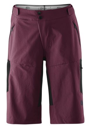 Gonso Radhose GONSO CASINA, Damen, Gr. 34, Normalgr&ouml;ssen, lila (dunkellila), 78% Polyamid, 11% Polyester, 11% Elastan, Hosen Radhose, Damen Bike-Shorts, Fah