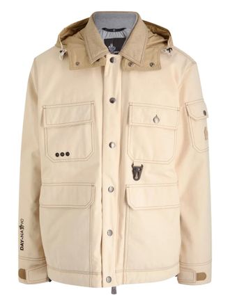 Moncler pocket hooded jacket - Beige