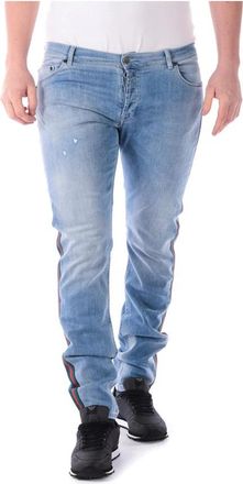 Daniele Alessandrini Jeans - Heren - Slim Fit Jeans - Blauw - W31 - Katoen - Jeans
