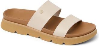 Reef Vista Luxe Thea Platform Slide Sandal in Parchment at Nordstrom, Size 11