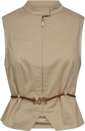 Mos Mosh Vests - Dames - Bodywarmers - Beige - S - Jassen