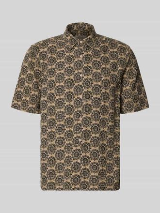 Only & Sons Regular Fit Freizeithemd aus reiner Baumwolle Modell JOHNSON in Khaki, Gr&ouml;&szlig;e XXL