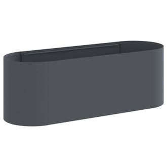 vidaXL Cama De Jard&iacute;n Elevada Gris Antracita 120 X 40 X 40 Cm Vidaxl