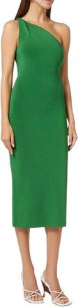 Galvan London Green One Shoulder Dress Size XS