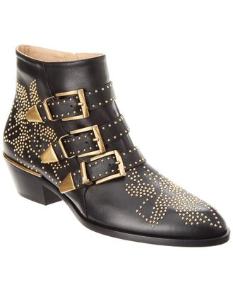 Chlo&eacute; Susanna Studded Leather Bootie