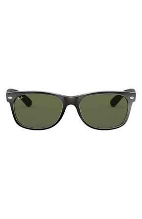Ray-Ban Wayfarer 58mm Rectangular Sunglasses in Black/Crystal at Nordstrom