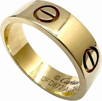 Cartier Yellow Gold Yellow Gold (18K) Band Ring (Pre-Owned)