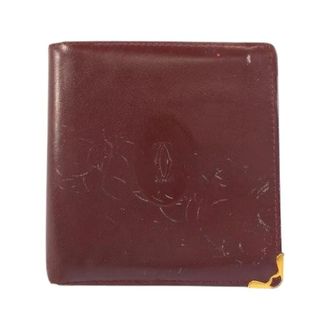 Cartier Pre-owned Wallets, female, Red, Size: ONE SIZE Pre-owned Must Line Leather Wallet