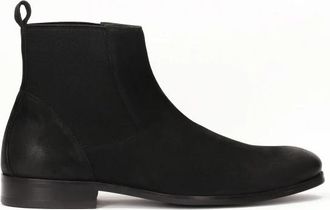 Kazar Zwarte Chelsea-laarzen met elastische inzetstukken. Dit product valt groot uit. - Heren - Enkellaarsjes - Zwart - 43 EU - Schoenen