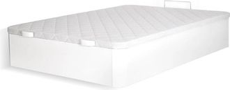 Colchón Morfeo Canapé abatible 90x190 blanco con almacenaje y base transpirable